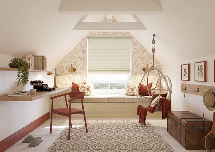 Braemar, Light Ecru - Twist&Fit Roman Blind - Image 8